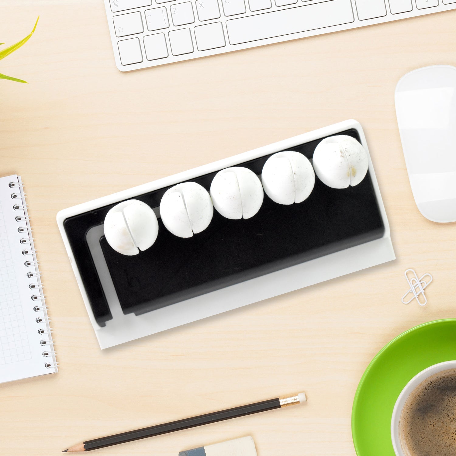ALVENZA Cable Management Clip – Keep Wires Neat & Clutter-Free