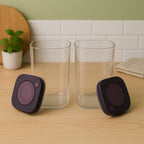 ALVENZA Airtight Kitchen Storage Containers – 2 Pc Set 1200ml Each