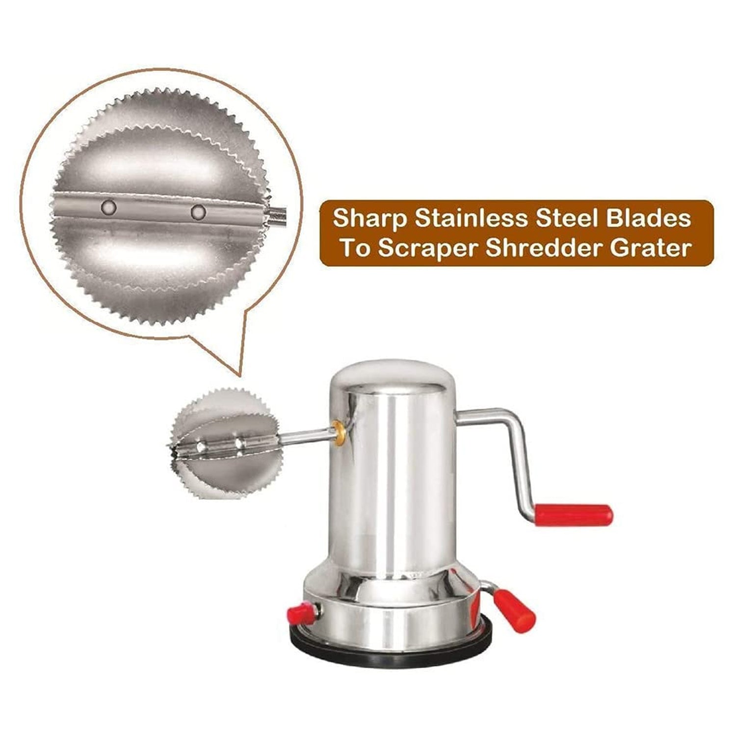 ALVENZA Coconut Scraper Manual Steel – Durable Kitchen Tool | Styleva