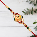 ALVENZA Ganpati Bappa Ki Rakhi - Elegant Traditional Raksha Bandhan Gift