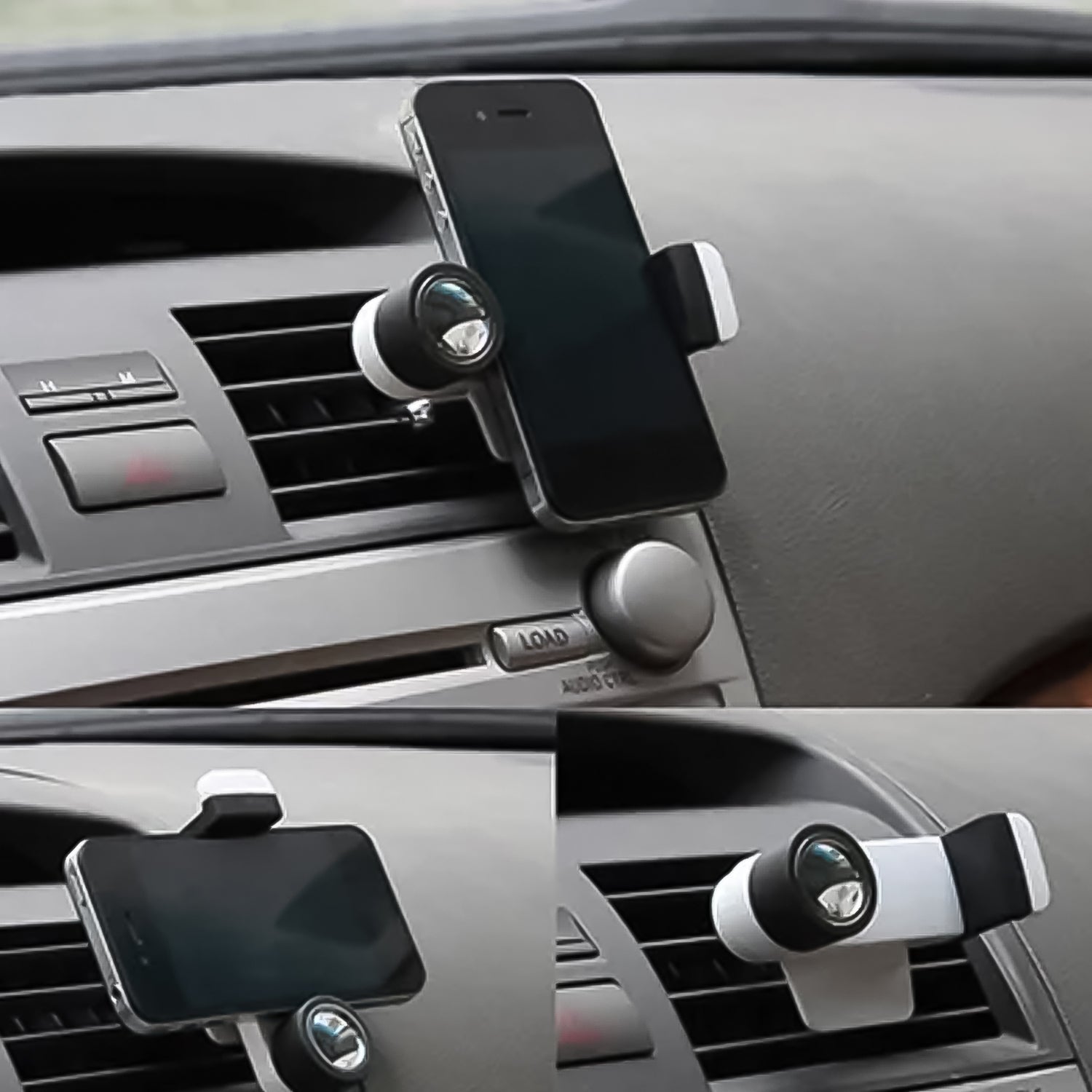 ALVENZA Car Phone Holder 180° Rotating – Universal Auto Mount with Gravity Grip