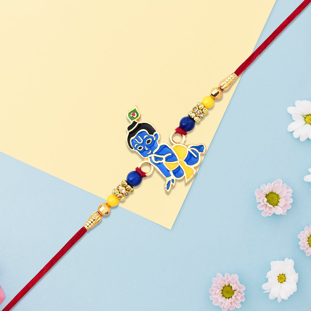 ALVENZA Bal Krishna Kids Rakhi – Cute & Divine Raksha Bandhan Gift