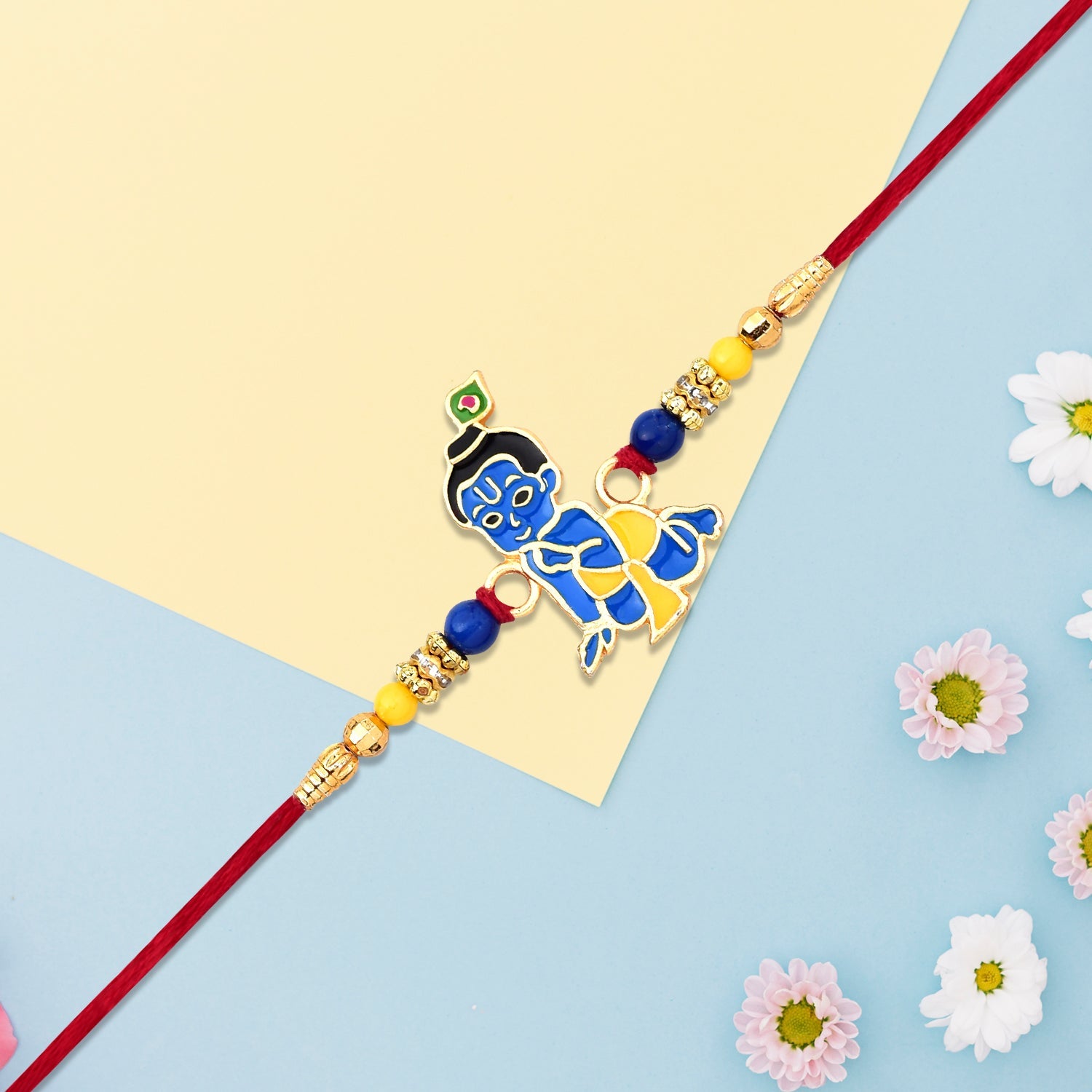 ALVENZA Bal Krishna Kids Rakhi – Cute & Divine Raksha Bandhan Gift