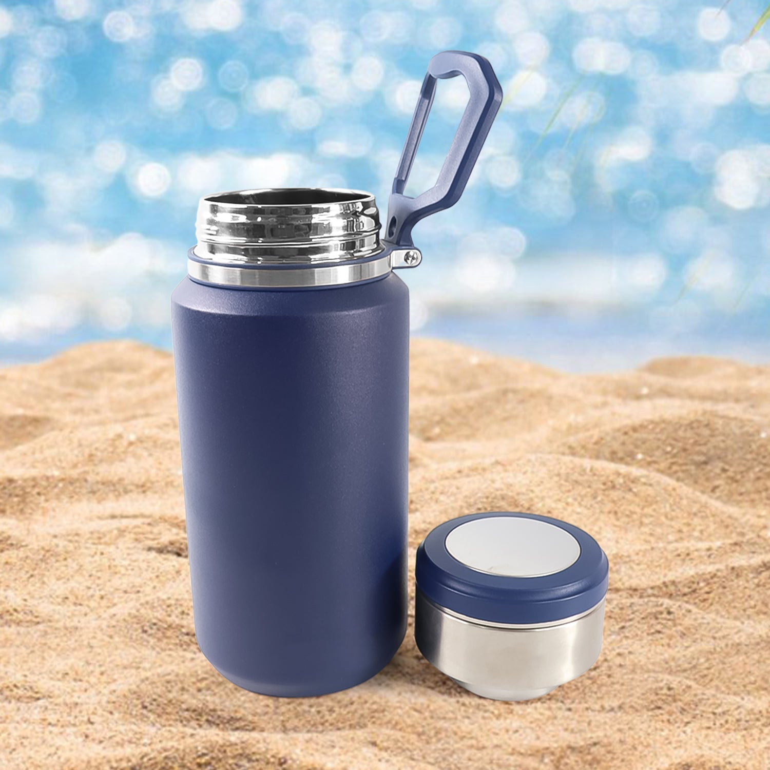 ALVENZA Stainless Steel Vacuum Flask Bottle – 1100 ml High Capacity