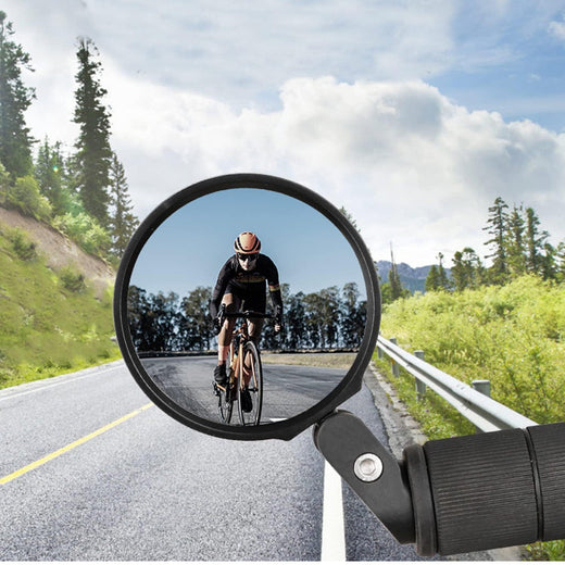 Bar End Bike Mirror – Universal Fit, 360° Rotatable