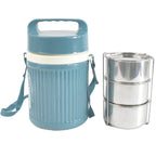 ALVENZA Insulated Stainless Steel Tiffin – 3 Compartment Leakproof | Nekza