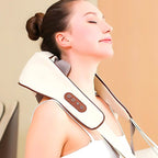 Neck & Shoulder Massager Belt – Adjustable Soft Cushion Support