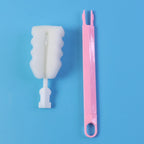 Long Handle Silicone Bottle Brush Gentle & Flexible Cleaning - Detail View 7