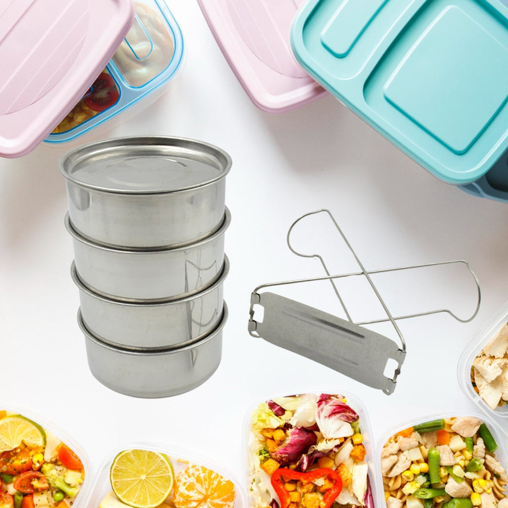 ALVENZA Double Wall Insulated Stainless Steel Tiffin – Keeps Food Hot & Fresh