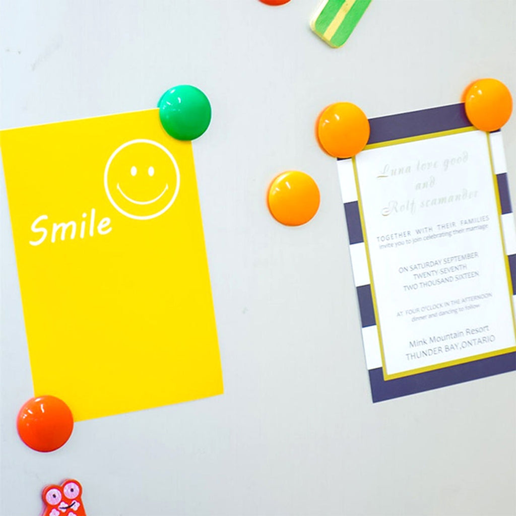 ALVENZA Whiteboard Magnetic Pins – 2cm Colourful Plastic | Deskura