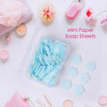 Travel Soap Sheets 100 Flower-Shaped | VelvetBubbles