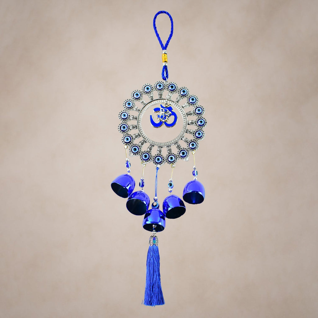 ALVENZA Om Evil Eye Wind Chime – Protective Spiritual Home Decor