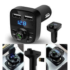 ALVENZA Car Bluetooth FM Transmitter – Dual USB Fast Charger | RaceVault