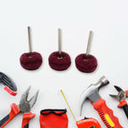 Abrasive Buffing Wheel Set For Rust Removal & Polishing - Front View