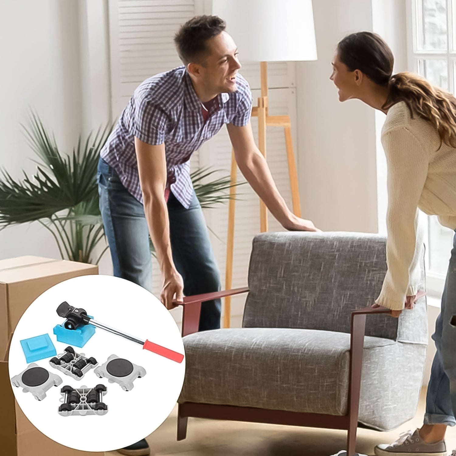 ALVENZA Furniture Lifter Tool Set – Heavy Duty Movers Kit | BoltForce