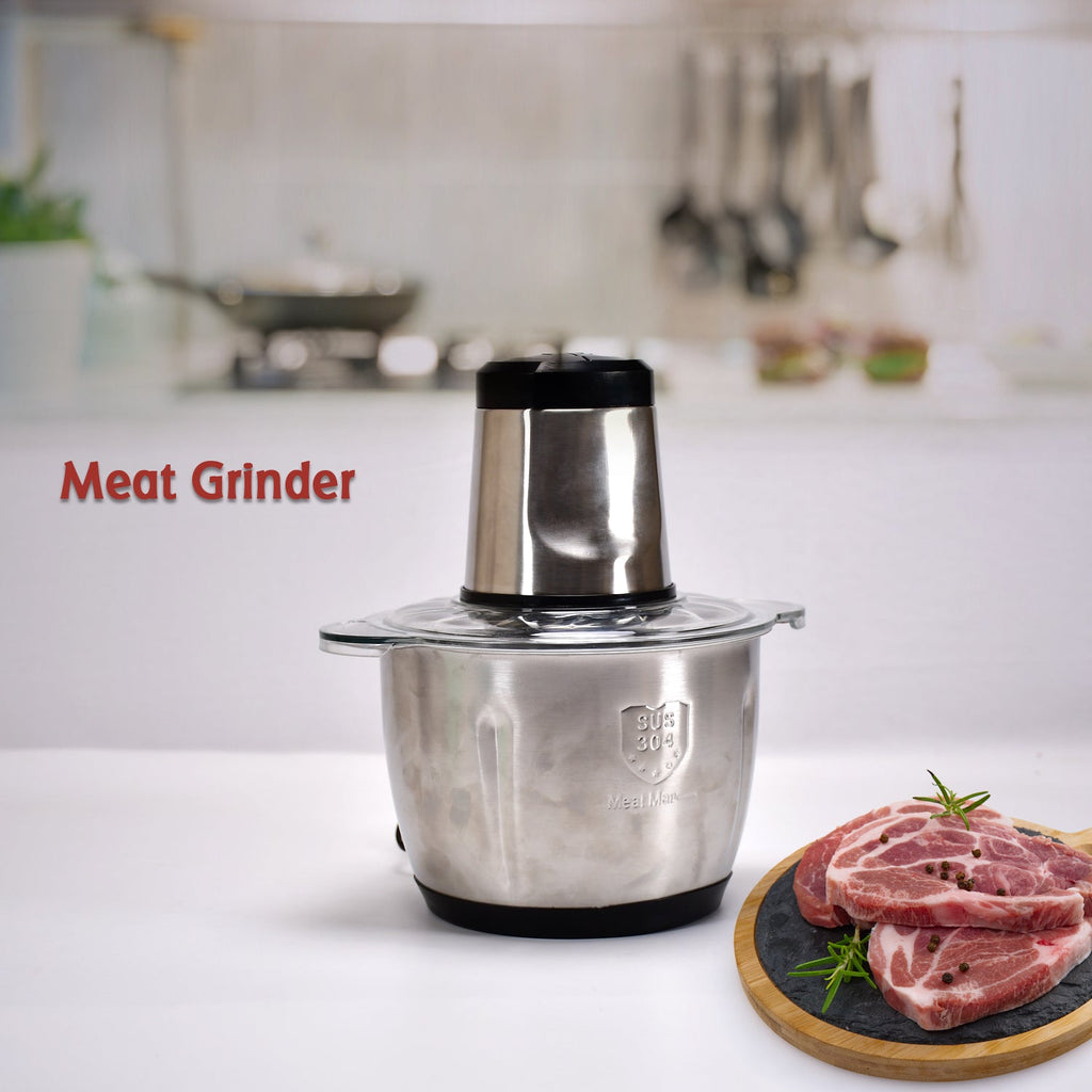 ALVENZA Electric Meat Grinder – 3L Stainless Steel Food Chopper | CookAura