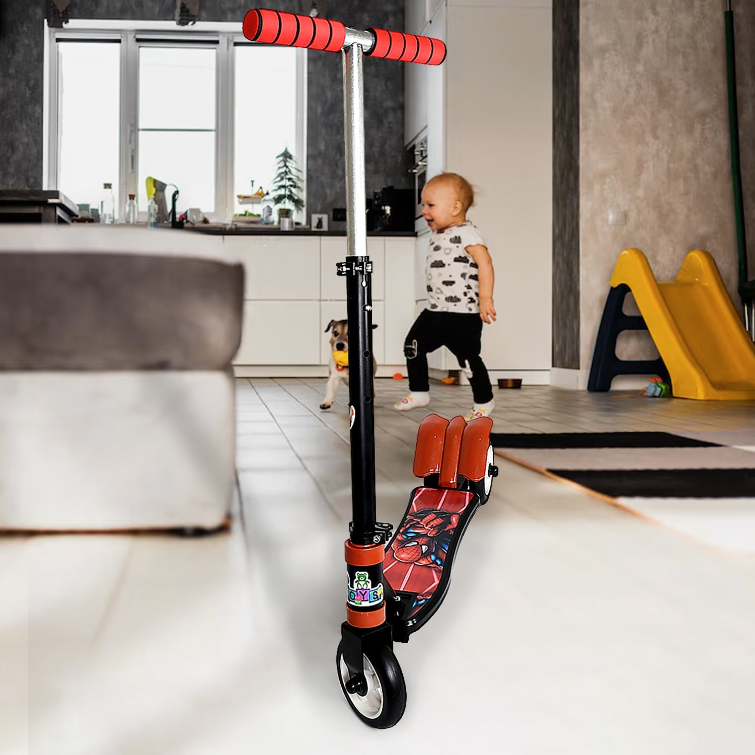 ALVENZA Kids Scooter – 3-Wheel, Adjustable Height & Foldable | Play & Move