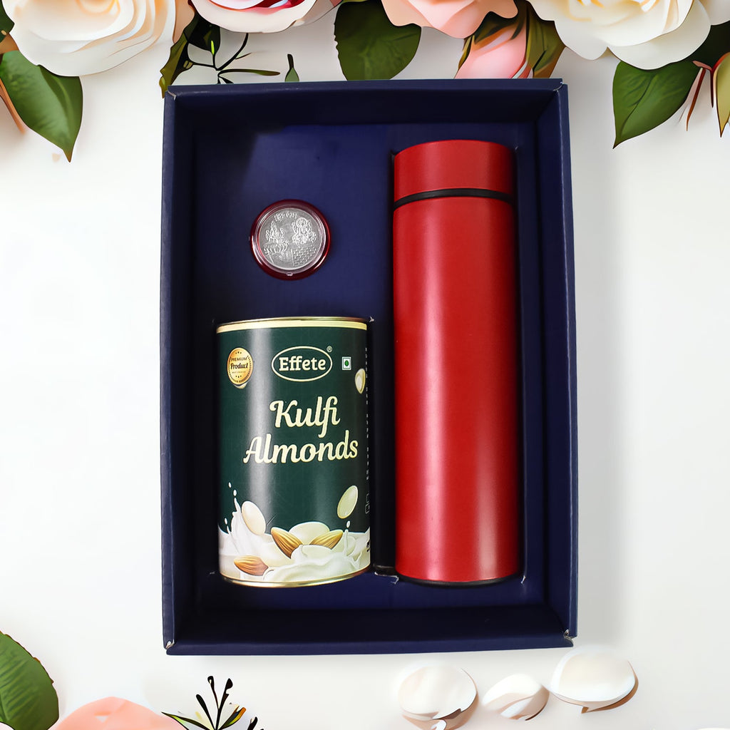 ALVENZA Personalized Temperature Water Bottle – Stylish Gift Set 3 Pc