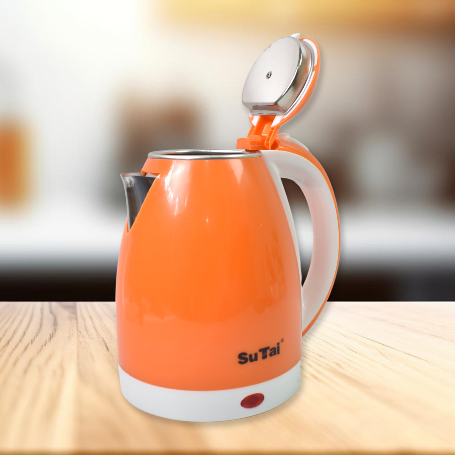 Electric Kettle 2L Stainless Steel with Auto Shut-Off | Siplix - Front View