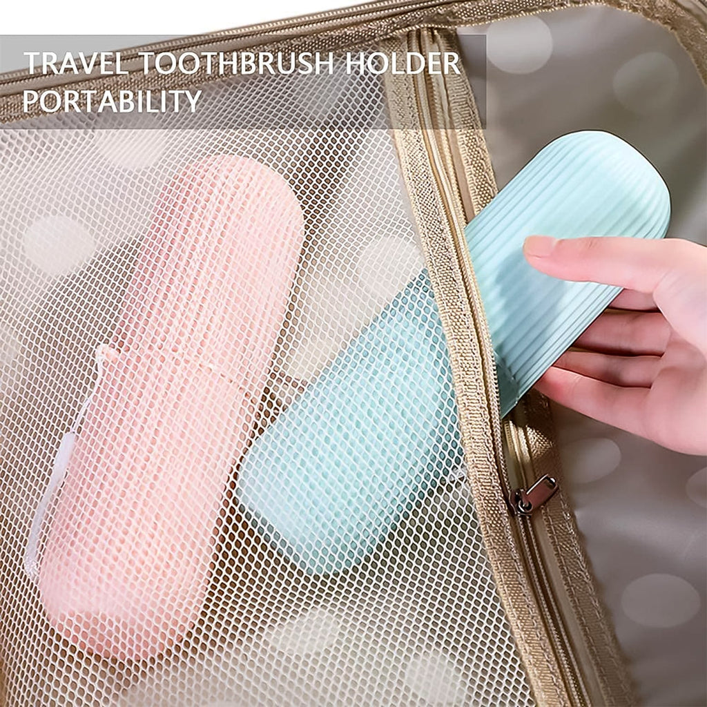 Travel Toothbrush Holder 3 Pc Multicolor Kit | Konvex - Detail View 6