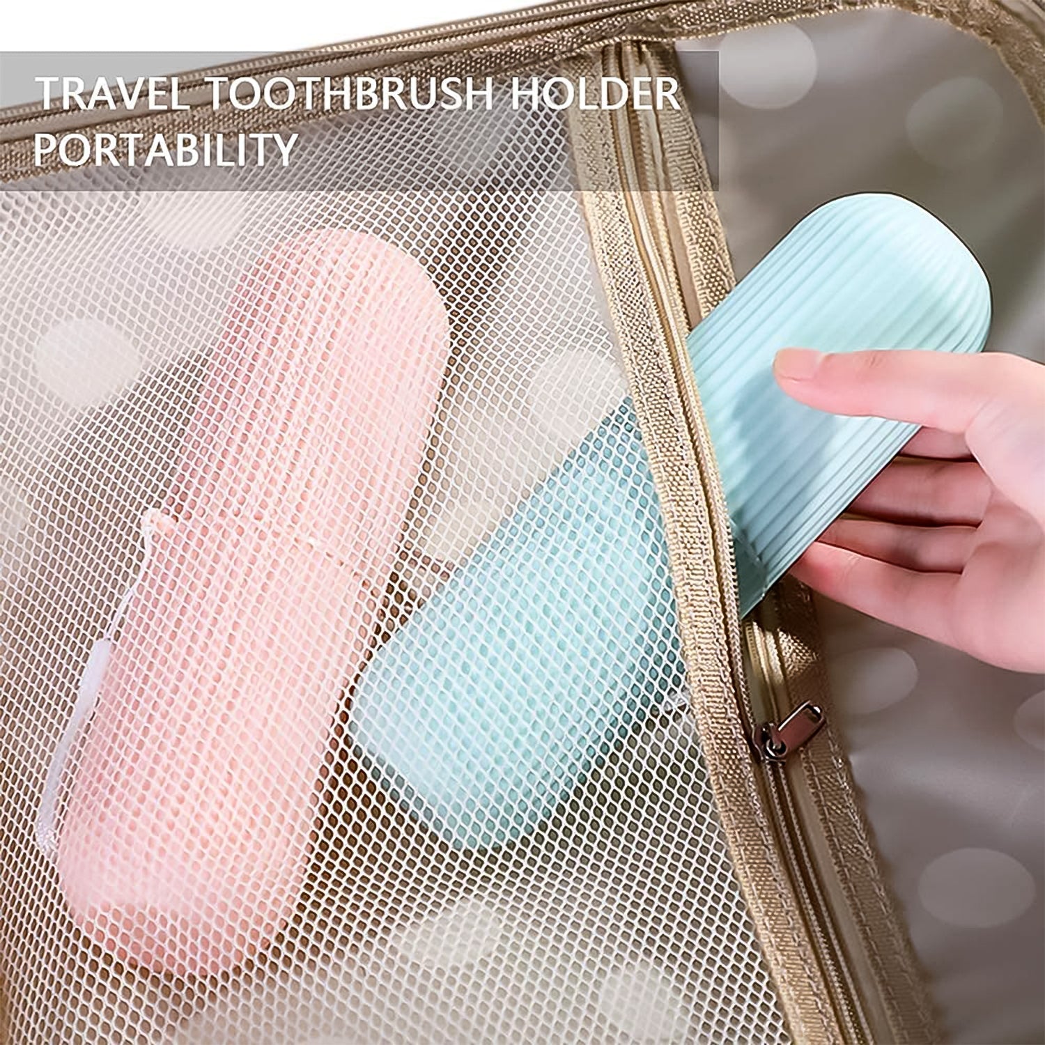 Travel Toothbrush Holder 3 Pc Multicolor Kit | Konvex - Detail View 6