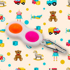 ALVENZA Simple Dimple Fidget Toy Keychain – Mini Stress Relief | Styleva
