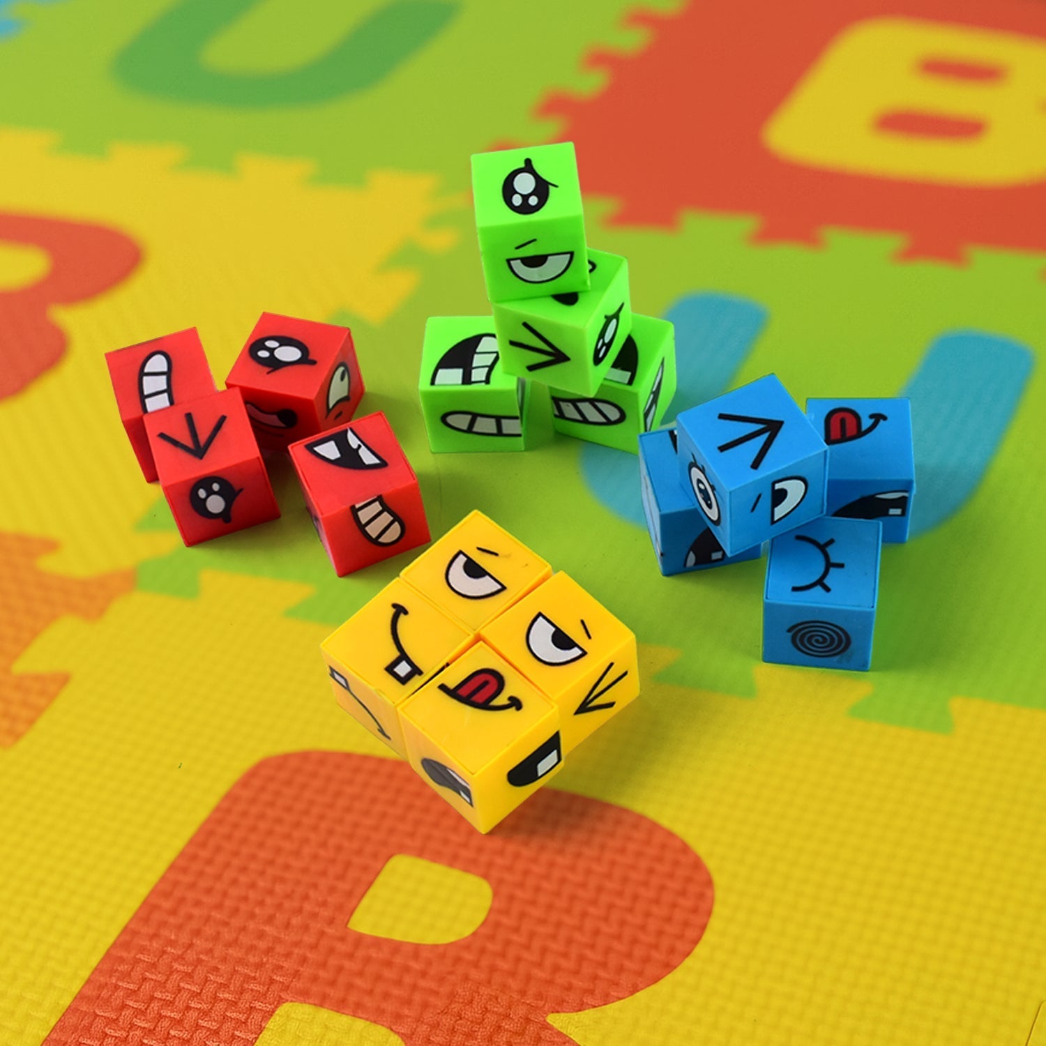 ALVENZA Educational Emotion Puzzle Cube – Develop Emotional Intelligence & Creativity