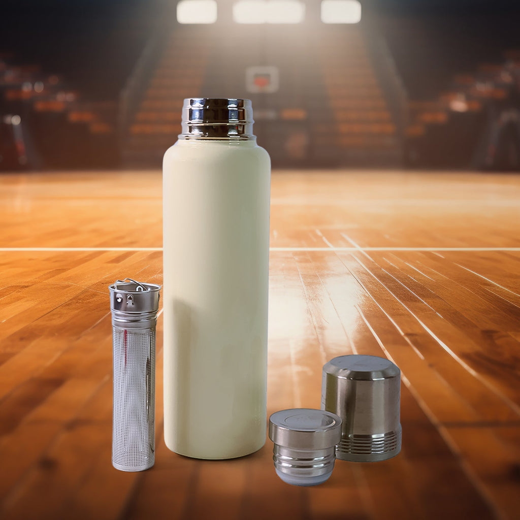 ALVENZA Stainless Steel Double Wall Flask Water Bottle – 12H Hot & Cold