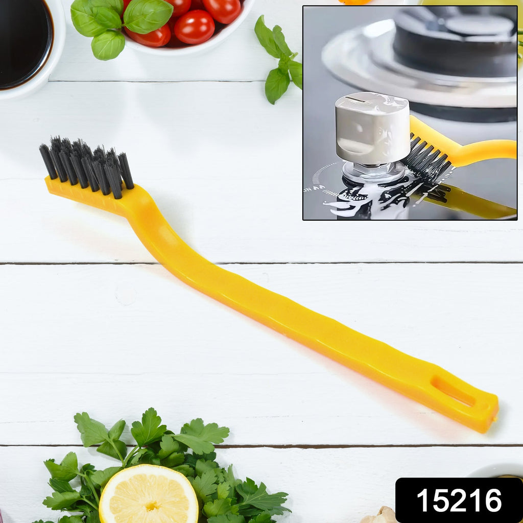 Mini Nylon Cleaning Brush Powerful Scrubbing for Home | Velvet Wipe - Side View