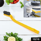 Mini Nylon Cleaning Brush Powerful Scrubbing for Home | Velvet Wipe - Side View