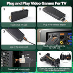 ALVENZA Wireless Gaming Console – 10,000+ Games, 4K HD Output | Spark Tots