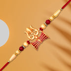 ALVENZA Shiva Trishul Rakhi - Divine Protection & Strength Symbol