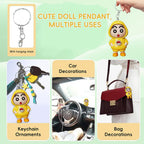 ALVENZA Face Changing Keychain – 3 Expressions, Durable & Fun Gift