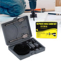 ALVENZA Hole Saw Kit – Carbon Steel 18 Pcs Set for Wood & Plastic | BoltForce
