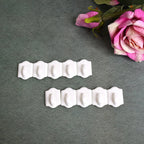 Adhesive Wall Hooks Strong Drill-Free Set of 10 | GlimmerHome