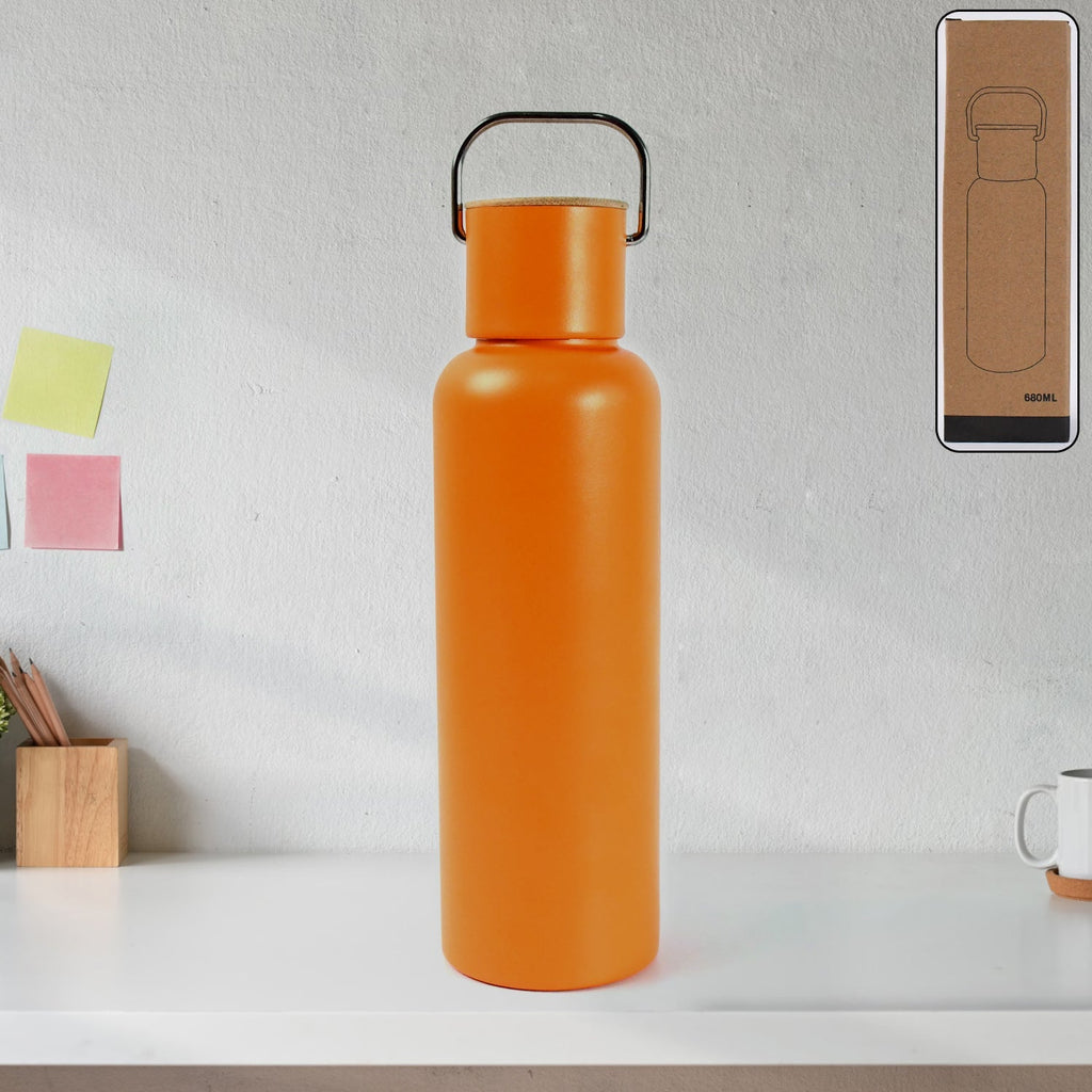 ALVENZA Premium Stainless Steel Water Bottle 680ml – Durable & Leakproof