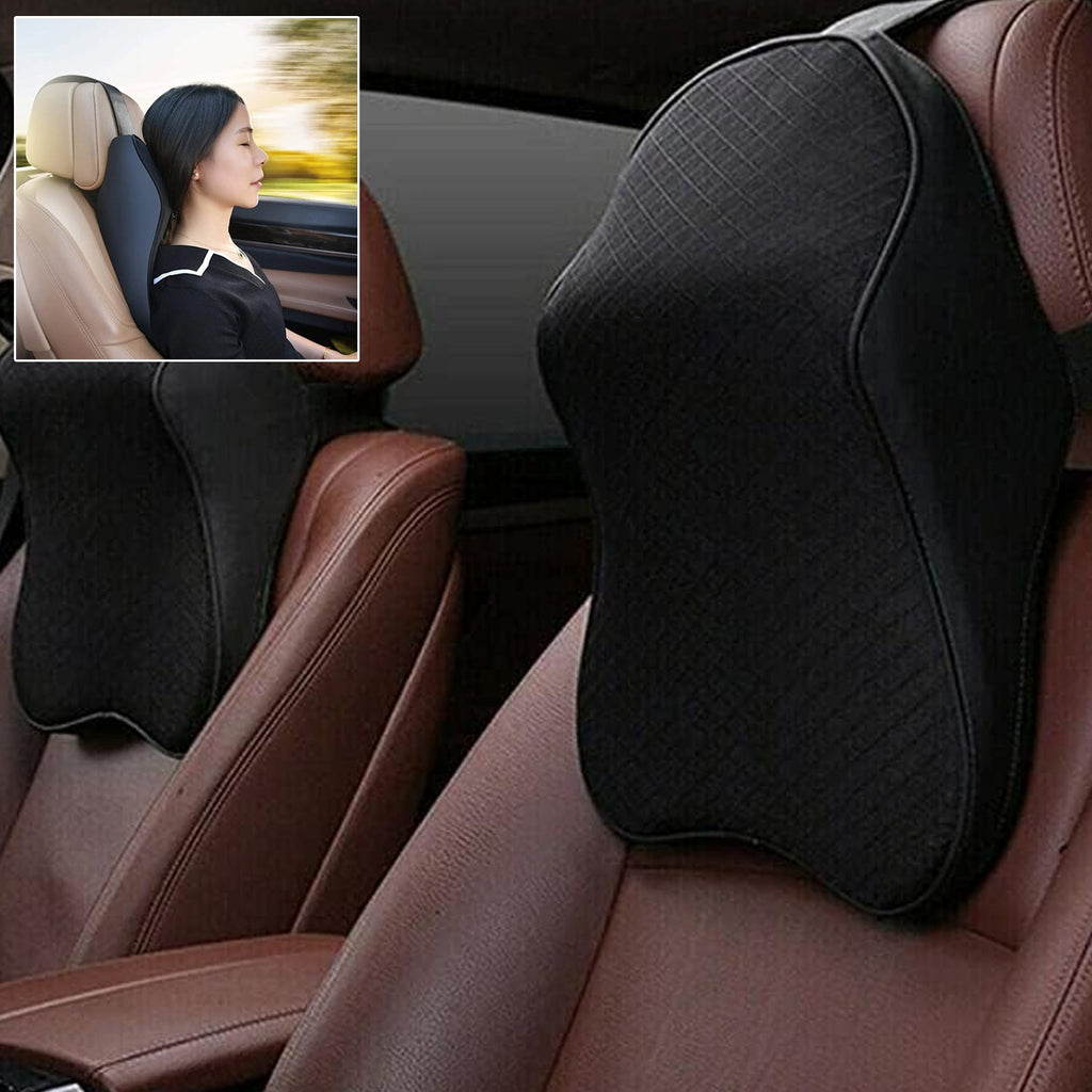 ALVENZA Car Seat Headrest Neck Support Cushion – Ergonomic Comfort for Driving