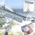 ALVENZA Window Glass Cleaning Wiper – 2-in-1 Microfiber & Silicone Blade