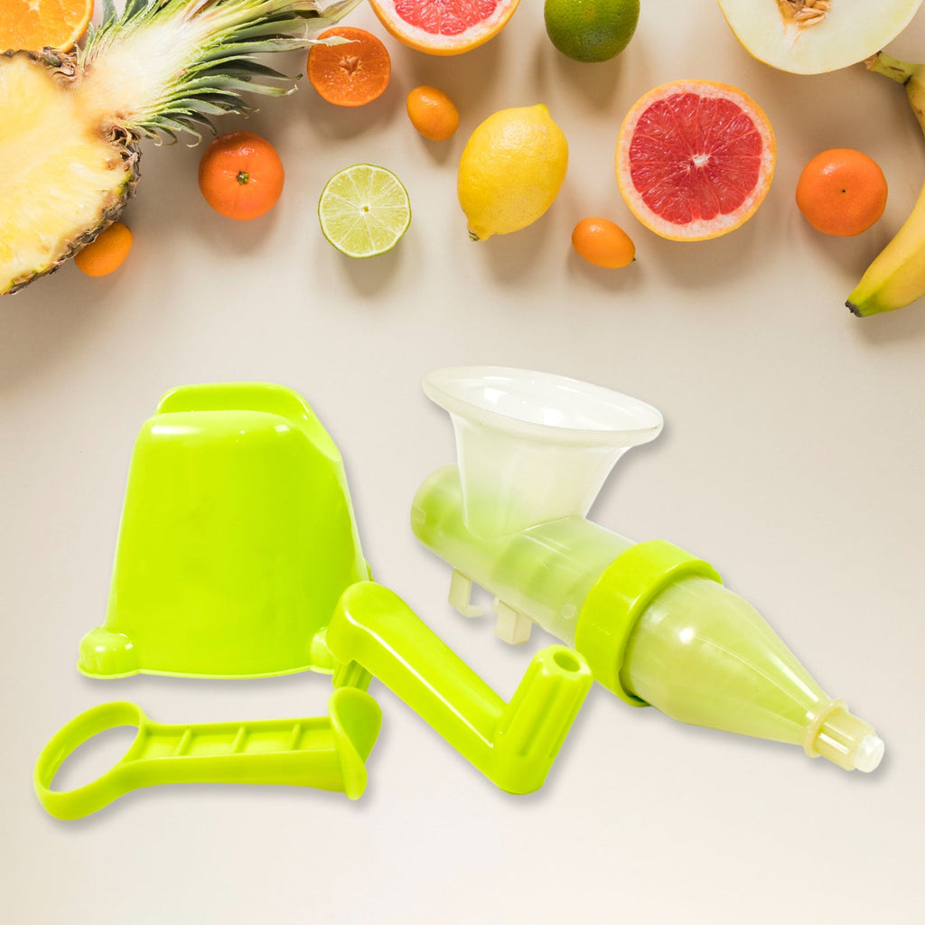 Manual Plastic Juicer Easy, Compact & Durable for Fresh Juices - Detail View 6