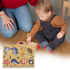 Wooden Sea Animal Puzzle Educational Toy for Kids | Inventive Play - Front View