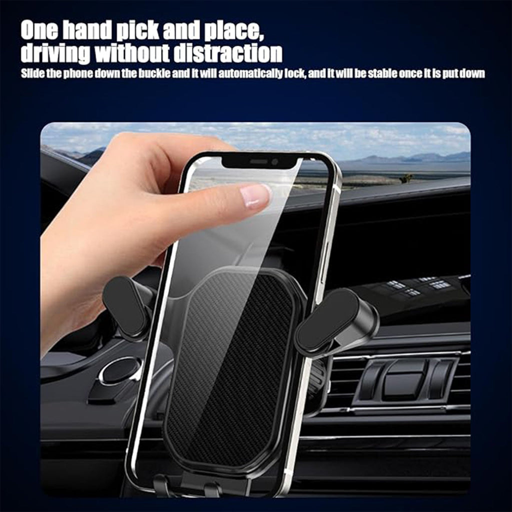 ALVENZA Gravity Car Phone Holder – Secure Auto-Clamping Mount