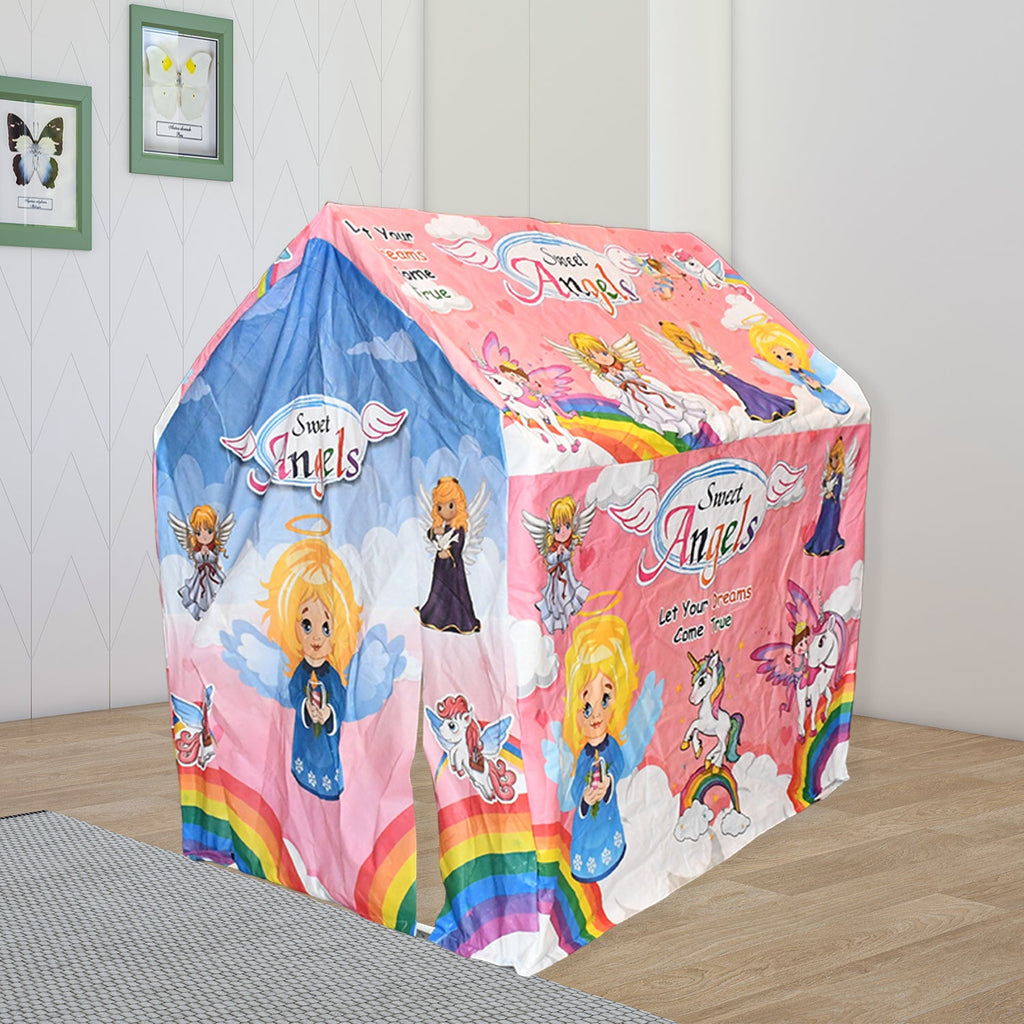 ALVENZA Kids Play Tent House – Jumbo School Theme, Foldable & Multicolour | Play & Move