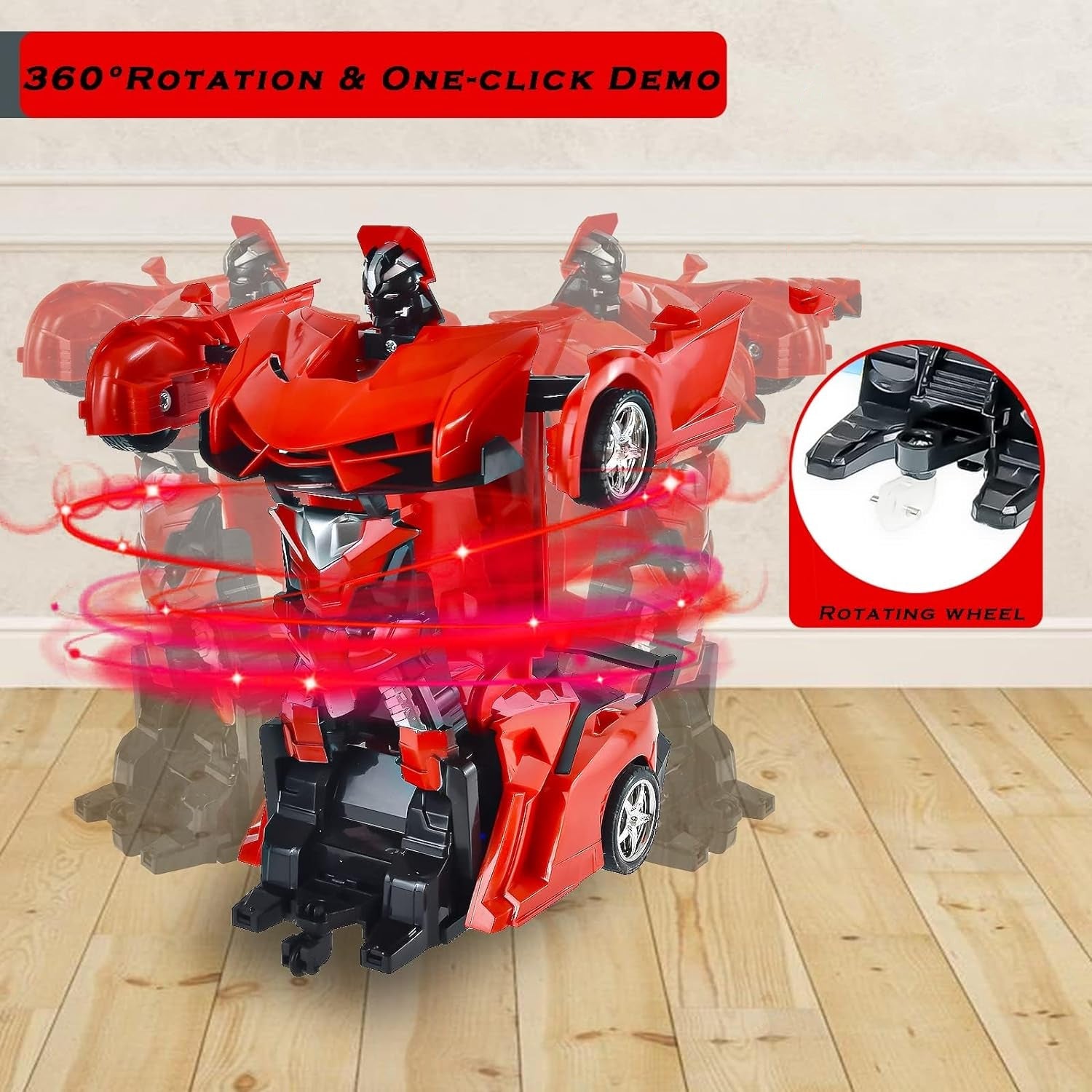 ALVENZA Robot Car Toy – 2-in-1 Transforming RC Car for Kids | Spark Tots