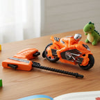 ALVENZA Launcher Racing Bike Toy for Kids – Manual Pull High-Speed Fun