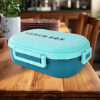 ALVENZA Stainless Steel Lunch Box – 3-in-1 Leakproof Set | Lunchie Bunchie