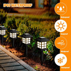 ALVENZA Solar Garden Lights – Waterproof Outdoor Landscape (2-Pack) | Garden Vera