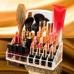 Acrylic Makeup Organizer – 16 Clear Compartments for Cosmetics