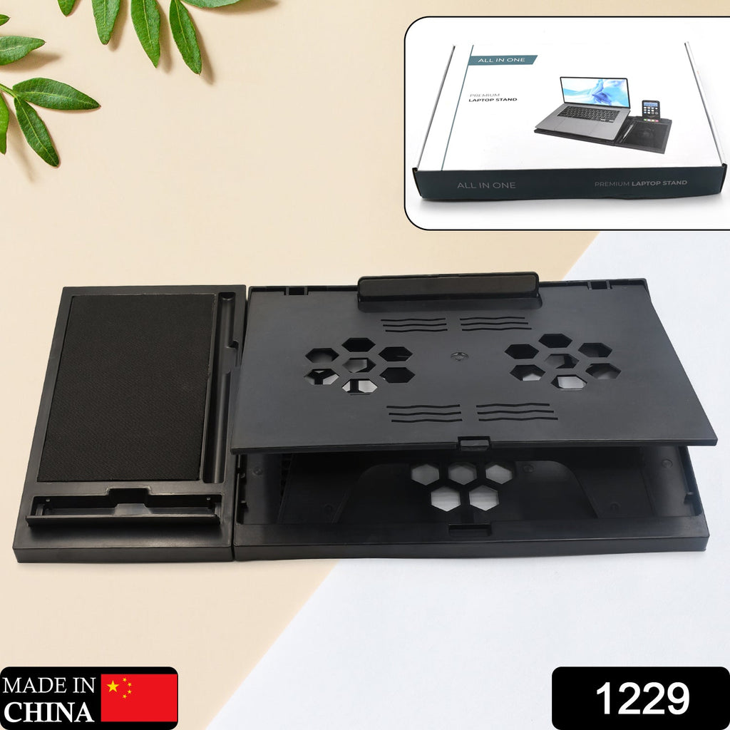 ALVENZA Foldable Laptop Stand – Ergonomic & Portable for Desks | Desk Crew