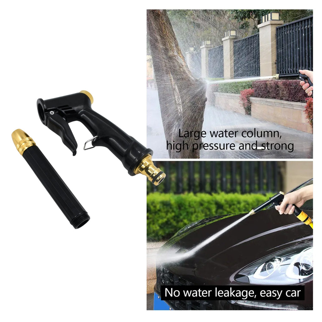 ALVENZA Water Spray Gun – Brass Multi-Mode Nozzle | Velvet Wheels