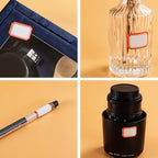 Writable Label Stickers Easy to Use with Red Border for Clarity - Back View